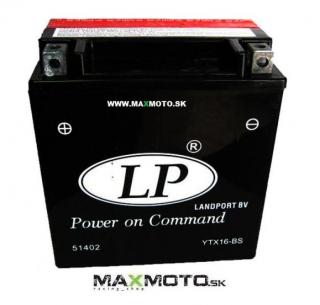 Batéria LP YTX16-BS, 12V, 14Ah, 152x88x161mm