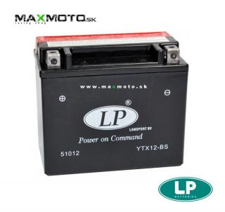 Batéria YTX12-BS/ GTX12-BS/ ETX12-BS/ 300680/ BTX12, 152x88x131mm VÝROBCA: LANDPORT - elektrolyt