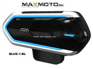 Bluetooth Intercom, vodeodolný - čierny/ modro-strieborný Farba: Modro-strieborná