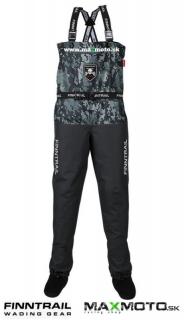 Brodiace nohavice FINNTRAIL Enduro kamufláž/ sivé Veľkosť: L