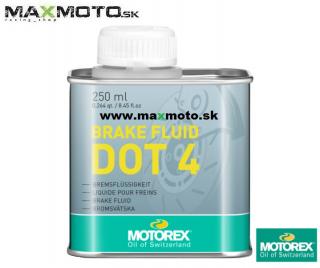 Brzdová kvapalina MOTOREX BRAKE FLUID DOT 4/ DOT 5.1, 250ml Prevedenie: DOT 4 / 250ml