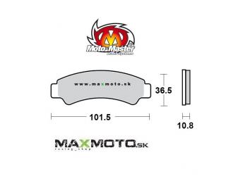 Brzdové obloženie CF MOTO Gladiator X450/ X520/ X550/ X600/ X625/ X850/ X1000 predné 7020-0810B0, 9AWA-0811A0 VÝROBCA: MOTO-MASTER