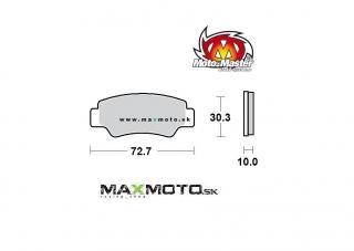 Brzdové obloženie CF MOTO Gladiator X450/ X520/ X625/ X850/ X1000, zadné, 7020-0810A0 VÝROBCA: MOTO-MASTER