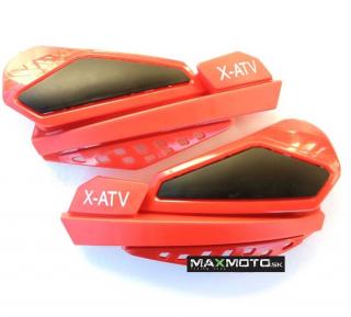 Chrániče páčiek, rúk XATV Racer jednobodové Farba: Červená