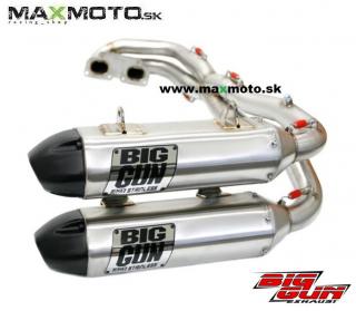 Dvojitý výfuk BIG GUN POLARIS RZR XP 1000/ RZR 4 XP 1000 EVO Utility/  EXO Stainless Full Dual System MODEL: Model 2: EXO Stainless