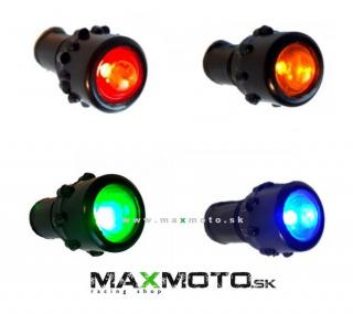 LED signalizačné svetlo 12V, červené/ zelené/ oranžové/ modré Farba: Červená