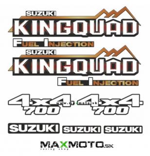 Nálepková sada SUZUKI Kingquad 700/ 750, 31x30cm Prevedenie: Kingquad 700