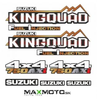 Nálepková sada SUZUKI Kingquad 700/ 750, 31x30cm Prevedenie: Kingquad 750 AXi