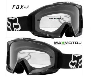 Okuliare FOX Main Race - OS čierne, MX18