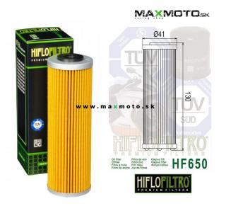 Olejový filter KTM 450/ 505 SX, HF650