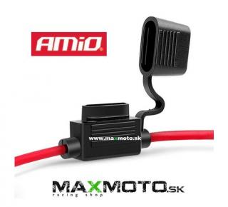 Poistkové puzdro AMIO s 30cm káblom Prevedenie: STANDARD 1,8mm² 30cm kábel