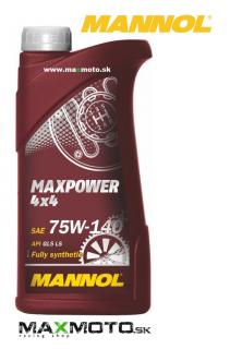 Prevodový olej MANNOL Maxpower 4x4 75W-140 API GL-5 LS, 1L