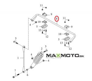 Stabilizátor zadný ACCESS Max 4, 5, 71245-A08-000