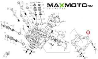 Tesnenie pod hlavu CF MOTO Gladiator X6/ Z6/ UTV630, 0600-022200