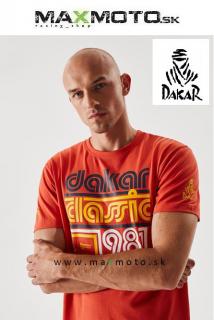 Tričko s krátkym rukávom DIVERSE DAKAR RALLY CL 0222 - pánske, červené Veľkosť: L