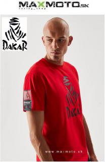Tričko s krátkym rukávom diverse dakar rally DKR 0122 - pánske, červené Veľkosť: L