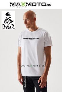 Tričko s krátkym rukávom DIVERSE DAKAR RALLY DKR 0422 - pánske, biele Veľkosť: L