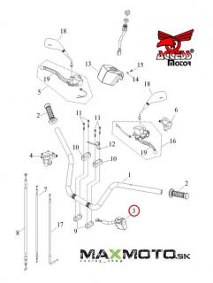 Zostava prepínačov ACCESS MAX/TOMAHAWK 300, 61101-A03-000, 61101-A01-0A0