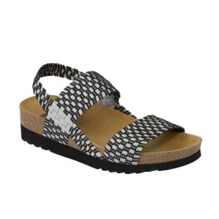 SCHOLL zdravotné sandále Kaory F27033 Black/Silver Farba: Čierna, Veľkosť: 39