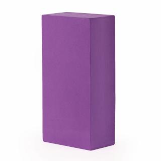 Blok na jogu Asana Brick  22 x 11 x 6,6 cm Farba: fialová