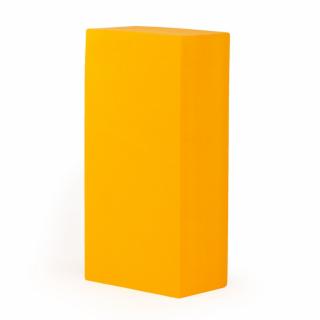 Blok na jogu Asana Brick  22 x 11 x 6,6 cm Farba: šafranová