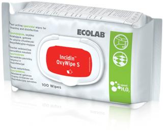 Ecolab Incidin Oxywipes čistiace a dezinfekčné utierky 100 ks