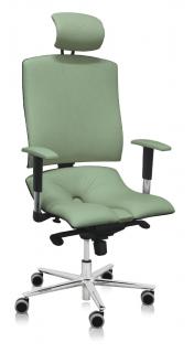 Ergonomická kancelárska stolička Asana Architect  11 farieb Farba čalúnenia: Eko koža Zelená 569