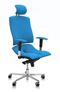 Ergonomická kancelárska stolička Asana Architect  11 farieb Farba čalúnenia: Látka Atlantic Modrá 66086