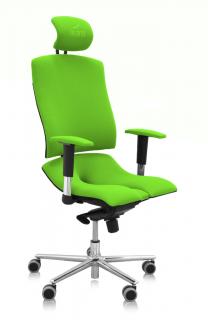 Ergonomická kancelárska stolička Asana Architect  11 farieb Farba čalúnenia: Látka Atlantic Zelená 68099