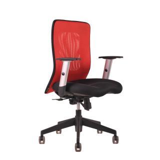 Ergonomická kancelárska stolička OfficePro Calypso  5 farieb Farba: červená