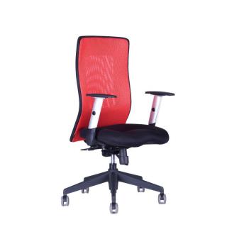 Ergonomická kancelárska stolička OfficePro Calypso Grand  5 farieb Farba: červená, Opierka hlavy: Bez opierky