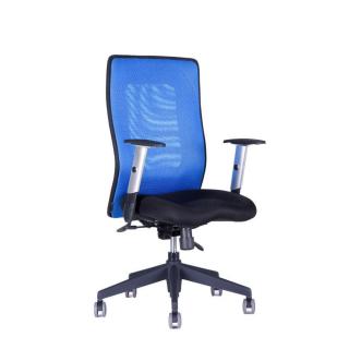Ergonomická kancelárska stolička OfficePro Calypso Grand  5 farieb Farba: modrá, Opierka hlavy: Bez opierky