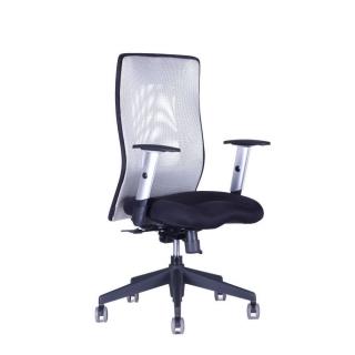 Ergonomická kancelárska stolička OfficePro Calypso Grand  5 farieb Farba: sivá, Opierka hlavy: bez opierky