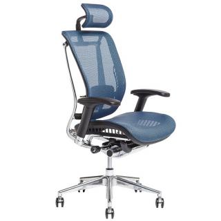 Ergonomická kancelárska stolička OfficePro Lacerta Farba: modrá