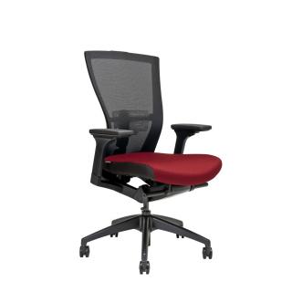 Ergonomická kancelárska stolička OfficePro Merens  4 farby Farba: červená, Opierka hlavy: Bez opierky