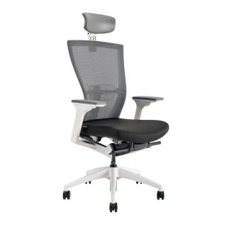 Ergonomická kancelárska stolička OfficePro Merens White  3 farby Farba: čierna, Opierka hlavy: s opierkou