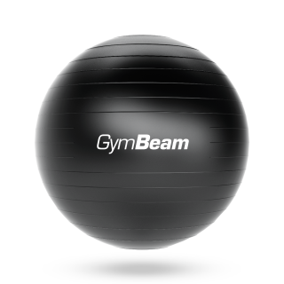 Fitlopta GymBeam FitBall, Ø 65 cm  + pumpička Farba: čierna