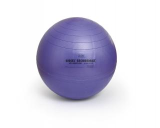 Fitlopta SISSEL® Securemax Ball - Ø 65 cm  + plagát s cvikmi Farba: fialová