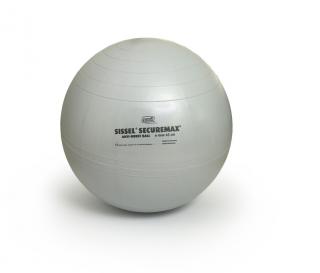 Fitlopta SISSEL® Securemax Ball - Ø 65 cm  + plagát s cvikmi Farba: strieborná