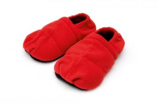 Hrejivé papuče SISSEL® Linum Relax Comfort Farba: červená, Veľkosť: S/M (36-40)