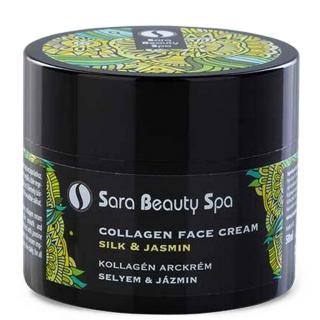 Kolagénový pleťový krém Sara Beauty Spa - Hodváb a Jazmín  50 ml
