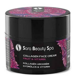 Kolagénový pleťový krém Sara Beauty Spa - Ovocie a Vitamíny  50 ml