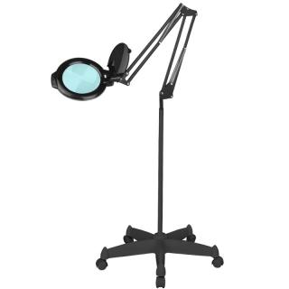 Kozmetická lampa s lupou BeautyOne ML6 LED Black so stojanom  Ø 15 cm šošovka / 10W / 5 dioptrií