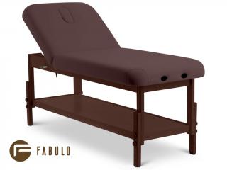 Pevné masážne lehátko Fabulo SPA Lux V2 Dark Set  192*76/81 cm | 33 kg | 2 farby Farba čalúnenia: čokoládová, Šírka lehátka: 76 cm