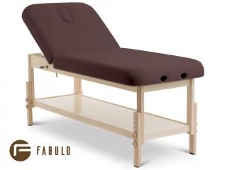 Pevné masážne lehátko Fabulo SPA Lux V2 Set  od 192*76 cm | 33 kg | 2 farby Farba čalúnenia: čokoládová, Šírka lehátka: 81 cm