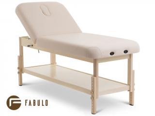 Pevné masážne lehátko Fabulo SPA Lux V2 Set  od 192*76 cm | 33 kg | 2 farby Farba čalúnenia: krémová, Šírka lehátka: 76 cm