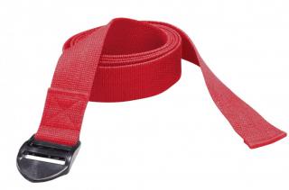 Popruh Trendy Yoga Belt na jogu s plastovou sponou  2 farby Farba: červená