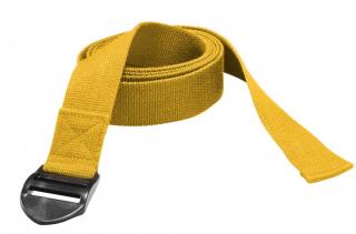 Popruh Trendy Yoga Belt na jogu s plastovou sponou  2 farby Farba: žltá