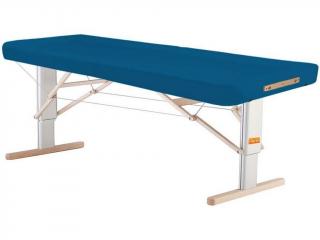 Prenosný elektrický masážny stôl Clap Tzu Linea Ayurveda  192*80 cm | 30 kg | 13 farieb Farba: PU - azúrová (azure), Doplnky: akumulátorové napájanie