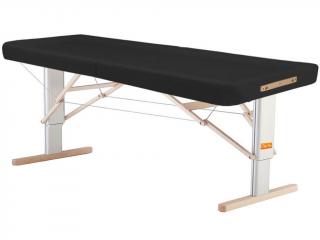 Prenosný elektrický masážny stôl Clap Tzu Linea Ayurveda  192*80 cm | 30 kg | 13 farieb Farba: PU - čierna (black), Doplnky: akumulátorové napájanie